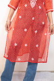 Printed Lehariya Kota Kurti