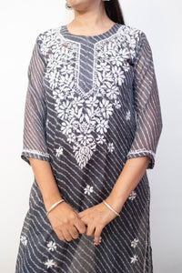 Printed Lehariya Kota Kurti