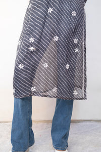 Printed Lehariya Kota Kurti