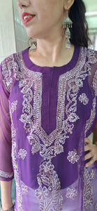 Soft Georgette Straight Kurta