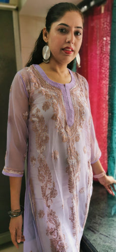 Soft Georgette Straight Kurta